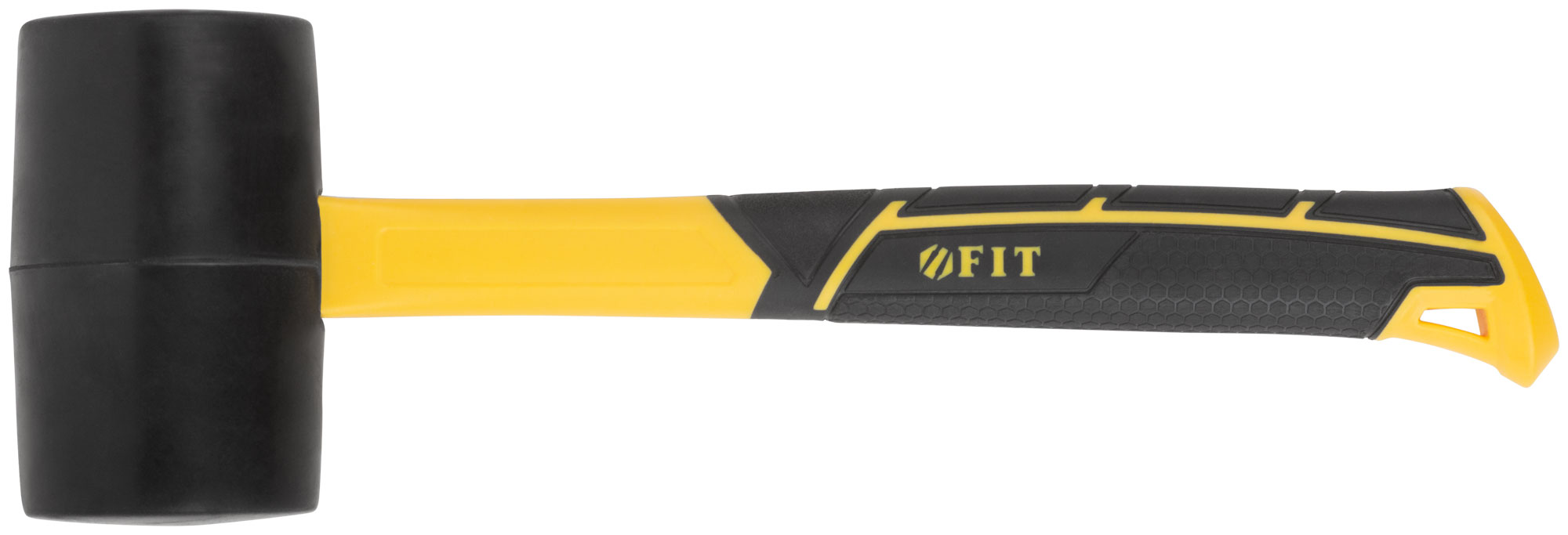 Киянка резиновая, фиберглассовая ручка 60 мм ( 450 гр )