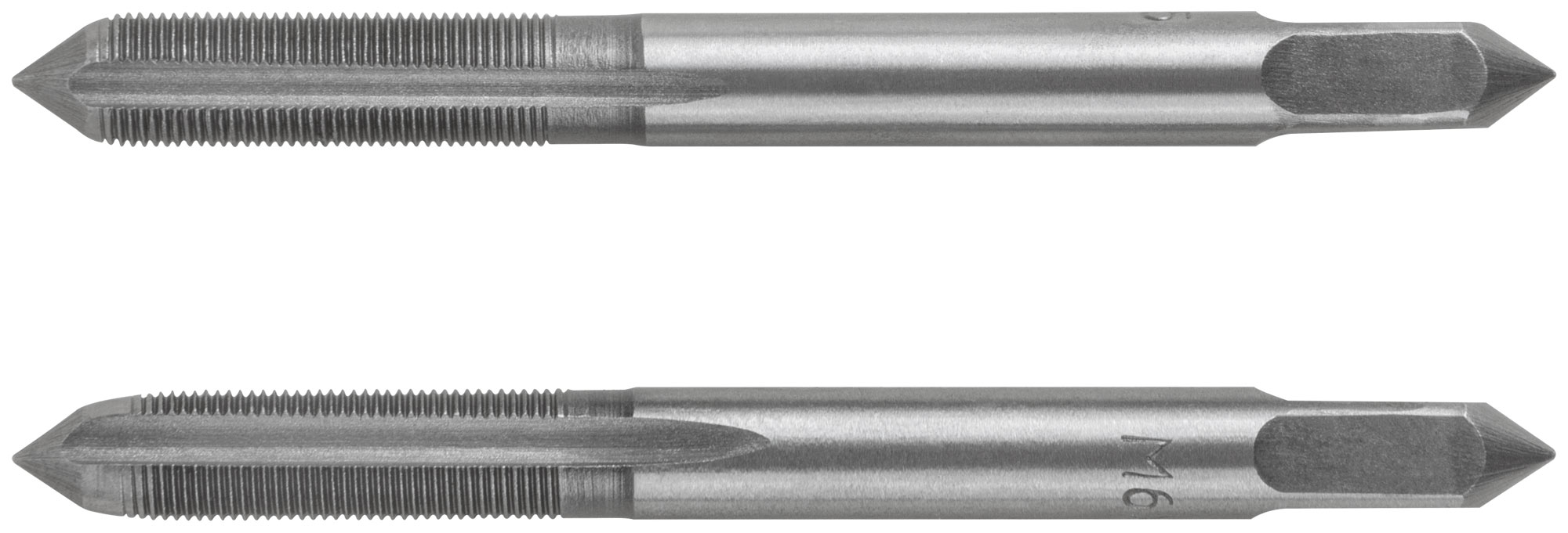 Метчики метрические, легированная сталь, набор 2 шт.  М6х0,5 мм