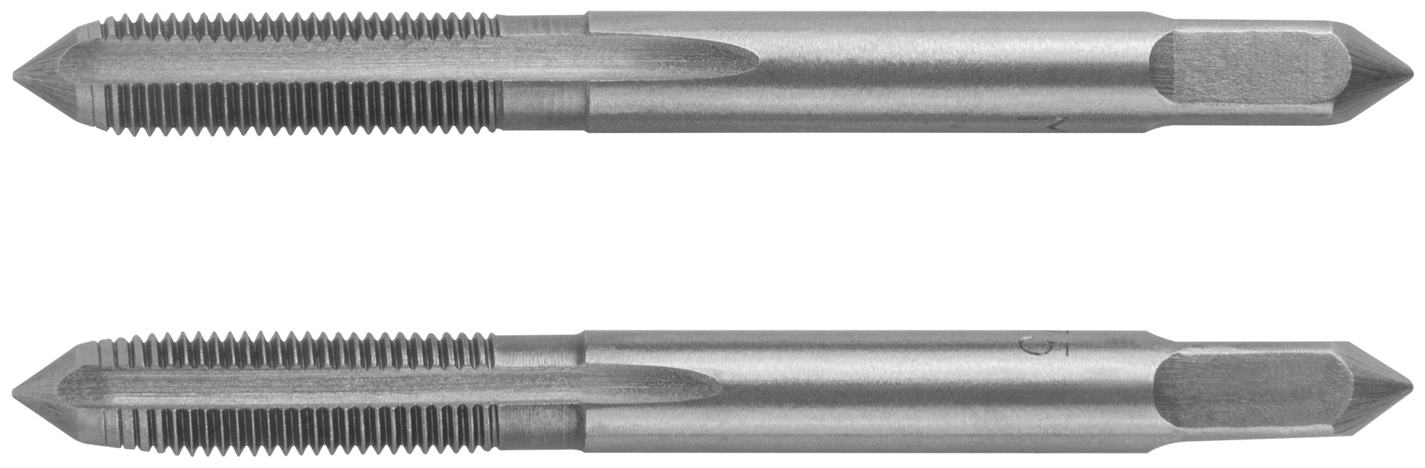 Метчики метрические, легированная сталь, набор 2 шт.  М6х0,75 мм