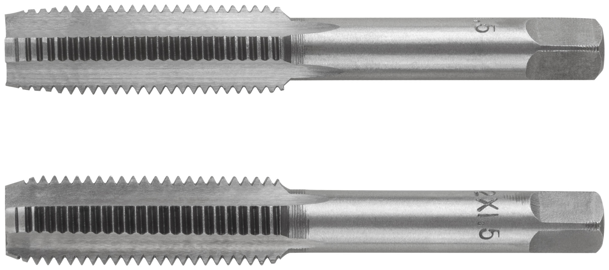 Метчики метрические, легированная сталь, набор 2 шт. М12х1,5 мм