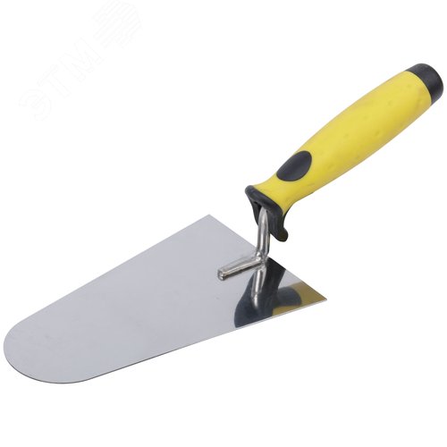 Изображение товара Мастерок нержавеющий, мягкая ручка, Профи, бетонщика 180 мм (шт)