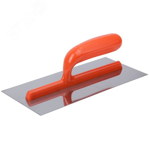 Изображение товара Гладилка нержавеющая с пластиковой ручкой плоская 280х130 мм (шт)