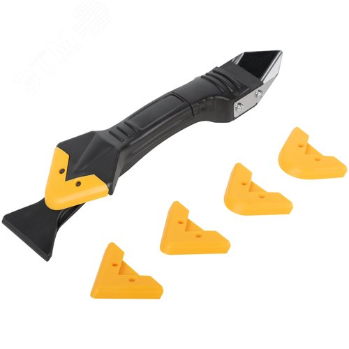 Шпатель-скребок многофункциональный, 5 сменных насадок - фото 2