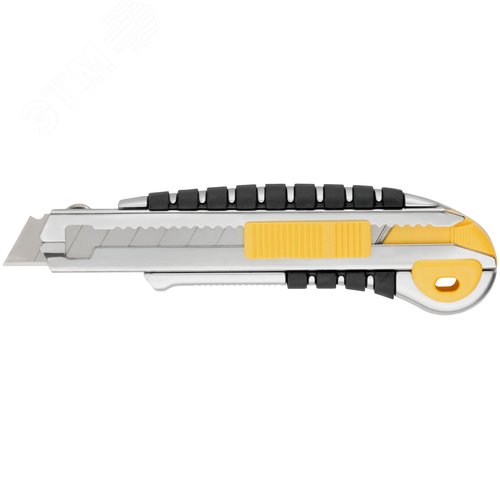 Изображение товара Нож технический 18 мм усиленный прорезиненный (шт)