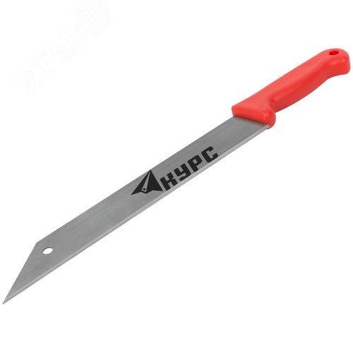 Нож для резки теплоизоляционных плит, лезвие 340х50 мм, высокоуглеродистая сталь, пластиковая ручка - фото 2