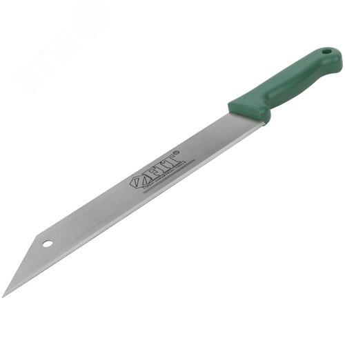 Нож для резки теплоизоляционных плит, лезвие 340х50 мм, высокоуглеродистая сталь, мягкая пластиковая ручка - фото 2