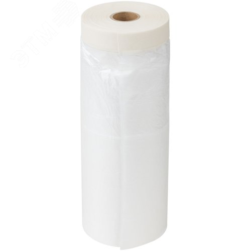 Изображение товара Пленка укрывная с клейкой лентой 10мкм 2100мм х15м (шт)