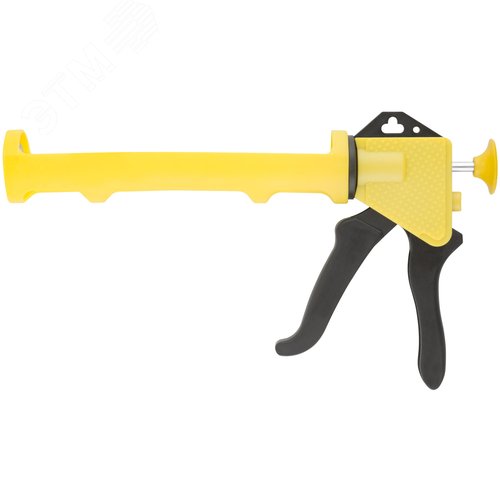 Изображение товара Пистолет для герметика 225 мм полукорпусной, полипропиленовый корпус, Профи (шт)