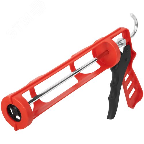 Пистолет для герметика 225 мм скелетный, полипропиленовый корпус усиленный фибергласом - фото 2