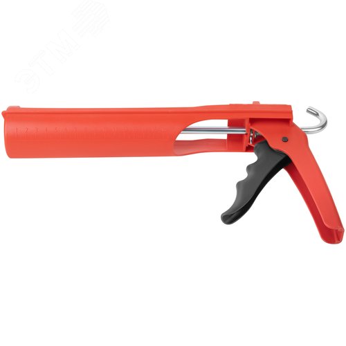 Пистолет для герметика 225 мм полукорпусной, полипропиленовый корпус усиленный фибергласом - фото 4