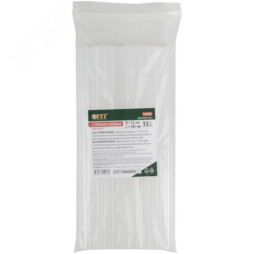 Стержни клеевые кристально прозрачные 11х300 мм, 35 шт. ( 1 кг ) - фото 3