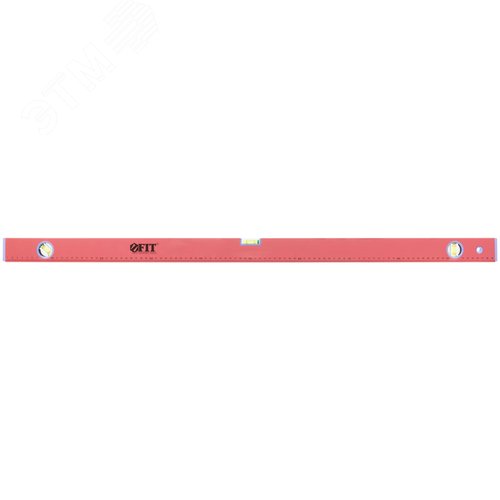 Изображение товара Уровень ''Стандарт'', 3 глазка, красный корпус, фрезерованная рабочая грань, шкала 1000 мм (шт)