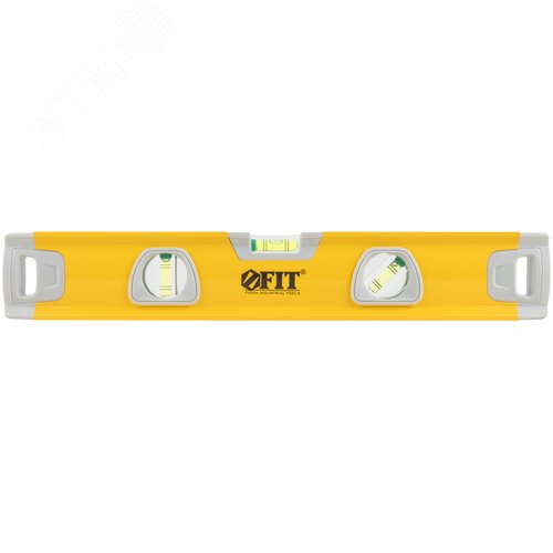 Уровень ``Эталон``, 0,5 мм/м, 3 глазка, зеркало, усил. корпус, фрезер. раб. грани, магниты, Профи  400 мм - фото 1