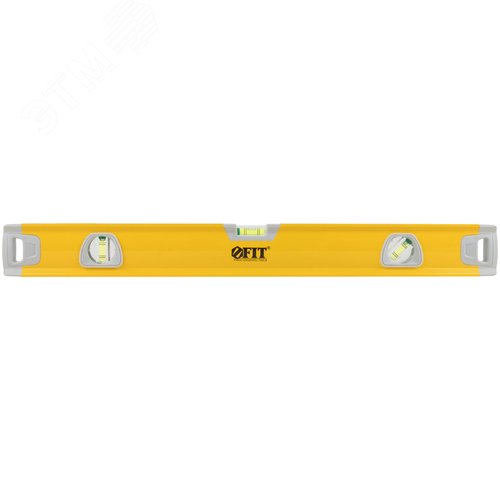 Уровень ``Эталон``, 0,5 мм/м, 3 глазка, зеркало, усил. корпус, фрезер. раб. грани, магниты, ручки, Профи  600 мм - фото 1