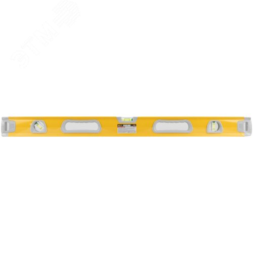 Уровень ``Эталон``, 0,5 мм/м, 3 глазка, зеркало, усил. корпус, фрезер. раб. грани, магниты, ручки, Профи  800 мм - фото 3