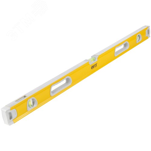 Уровень ``Эталон``, 0,5 мм/м, 3 глазка, зеркало, усил. корпус, фрезер. раб. грани, магниты, ручки, Профи 1000 мм - фото 2