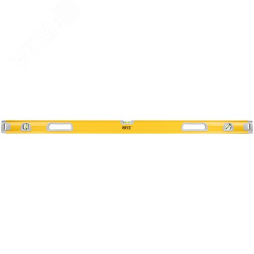 Уровень ``Эталон``, 0,5 мм/м, 3 глазка, зеркало, усил. корпус, фрезер. раб. грани, магниты, ручки, Профи 1200 мм - фото 1