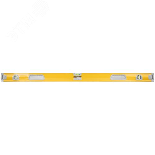 Уровень ``Эталон``, 0,5 мм/м, 3 глазка, зеркало, усил. корпус, фрезер. раб. грани, магниты, ручки, Профи 1200 мм - фото 3