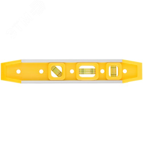 Изображение товара Уровень ''Торпедо'' пластиковый, 3 глазка, магнитный, с алюминиевой рамкой 225 мм (шт)