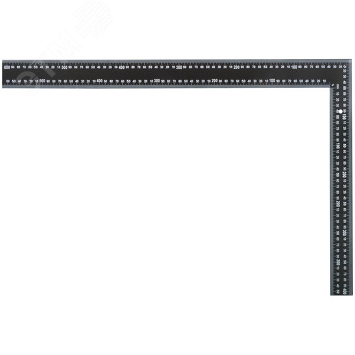 Изображение товара Угольник столярный цельно-металлический крашеная шкала 400X600 мм (шт)