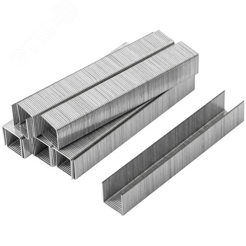 Изображение товара Скоба закаленная Профи узкая прямоугольная ширина 11.3мм 12мм (1000шт) (шт)