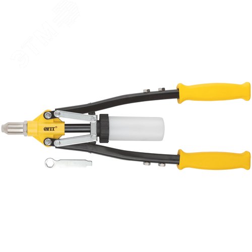 Изображение товара Заклепочник усиленный с длинными ручками, пластиковый контейнер 3.2-6.4 мм (445 мм) (шт)