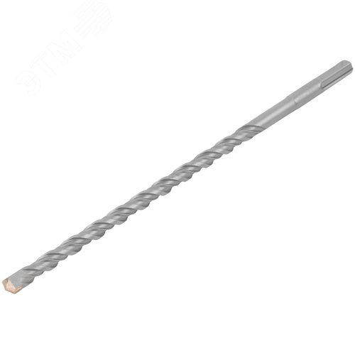 Бур по бетону SDS PLUS, Профи, W-образная вставка, двойная спираль, 10 х 260 мм - фото 2