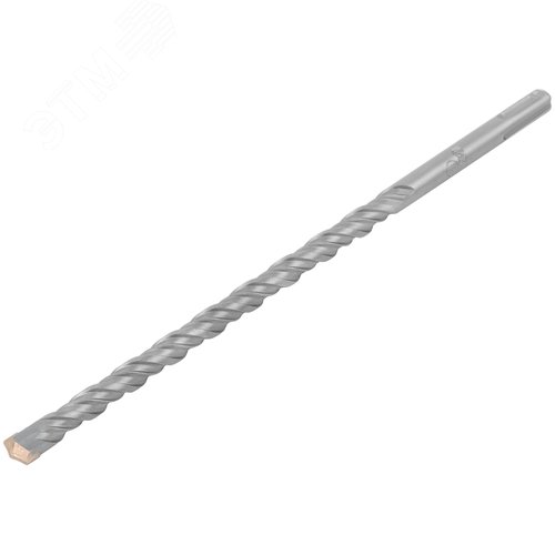 Бур по бетону SDS PLUS, Профи, W-образная вставка, двойная спираль, 12 х 260 мм - фото 2