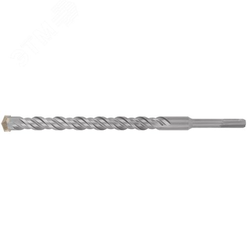 Бур по бетону SDS PLUS, Профи, W-образная вставка, двойная спираль, 18 х 260 мм - фото 1