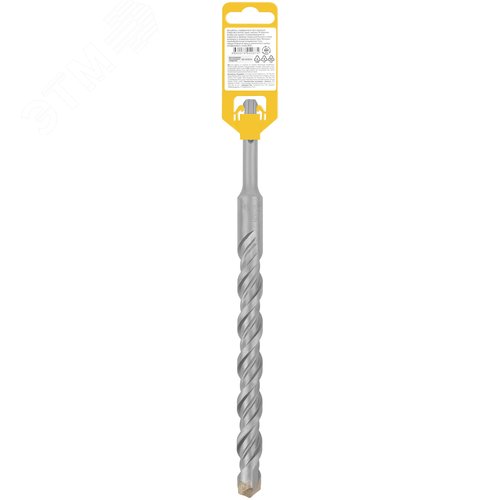 Бур по бетону SDS PLUS, Профи, W-образная вставка, двойная спираль, 20 х 260 мм - фото 4