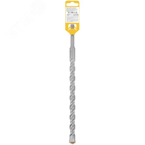 Бур по бетону SDS PLUS, Профи, W-образная вставка, двойная спираль, 18 х 310 мм - фото 4