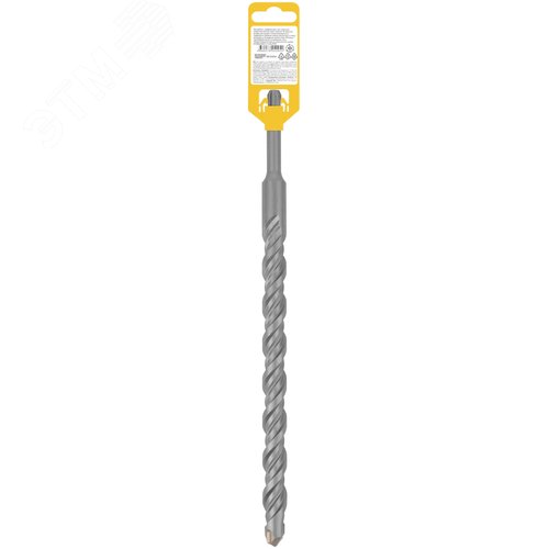 Бур по бетону SDS PLUS, Профи, W-образная вставка, двойная спираль, 20 х 310 мм - фото 4