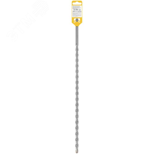 Бур по бетону SDS PLUS, Профи, W-образная вставка, двойная спираль, 12 х 460 мм - фото 4