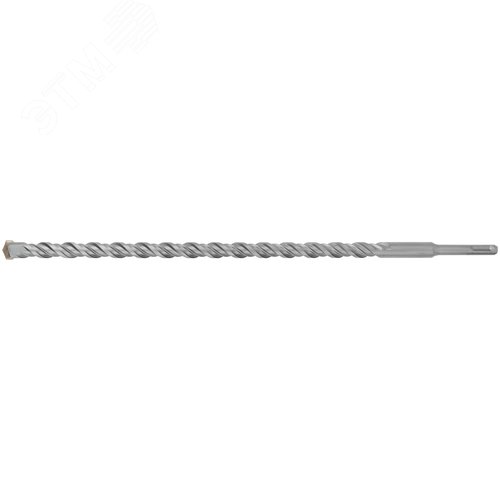Бур по бетону SDS PLUS, Профи, W-образная вставка, двойная спираль, 18 х 460 мм - фото 1