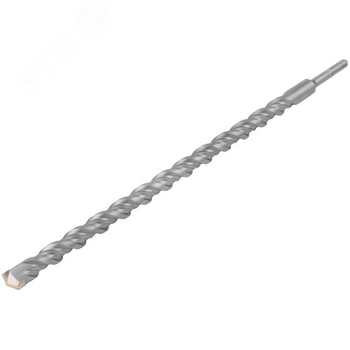 Бур по бетону SDS PLUS, Профи, W-образная вставка, двойная спираль, 22 х 460 мм - фото 2