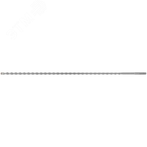 Бур по бетону SDS PLUS, Профи, W-образная вставка, двойная спираль, 10 х 600 мм - фото 1