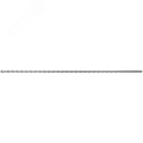 Бур по бетону SDS PLUS, Профи, W-образная вставка, двойная спираль, 12 х 600 мм - фото 1
