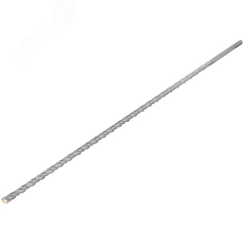 Бур по бетону SDS PLUS, Профи, W-образная вставка, двойная спираль, 12 х 600 мм - фото 2