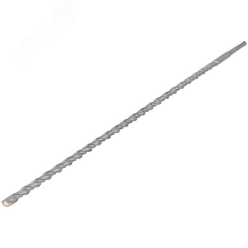 Бур по бетону SDS PLUS, Профи, W-образная вставка, двойная спираль, 14 х 600 мм - фото 2