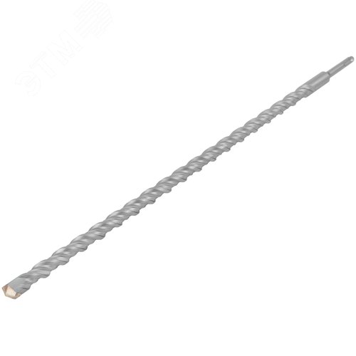 Бур по бетону SDS PLUS, Профи, W-образная вставка, двойная спираль, 20 х 600 мм - фото 2