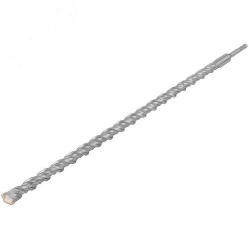 Бур по бетону SDS PLUS, Профи, W-образная вставка, двойная спираль, 22 х 600 мм - фото 2