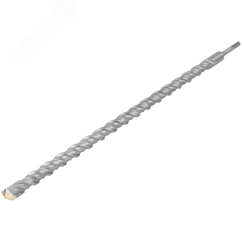 Бур по бетону SDS PLUS, Профи, W-образная вставка, двойная спираль, 25 х 600 мм - фото 2