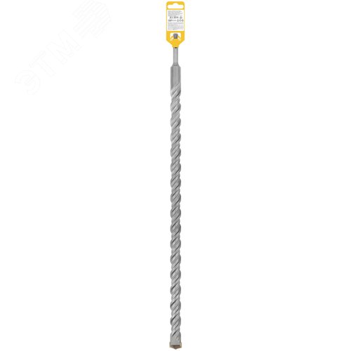 Бур по бетону SDS PLUS, Профи, W-образная вставка, двойная спираль, 12 х 600 мм - фото 4