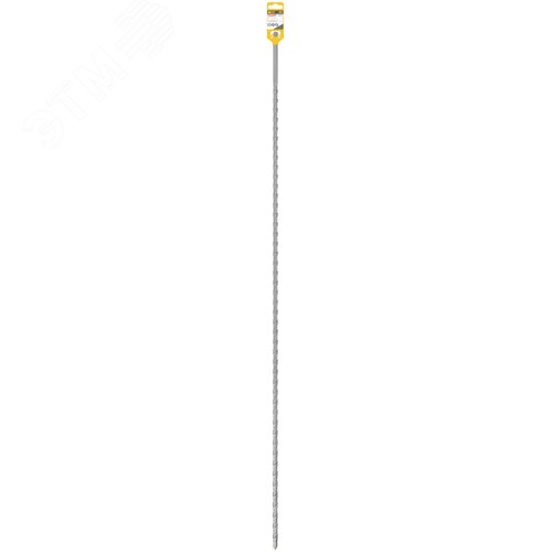 Бур по бетону SDS PLUS, Профи, W-образная вставка, двойная спираль, 12 х 1000 мм - фото 3