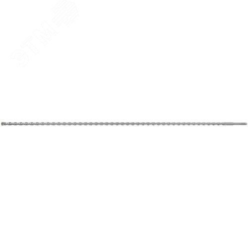 Бур по бетону SDS PLUS, Профи, W-образная вставка, двойная спираль, 14 х 1000 мм - фото 1