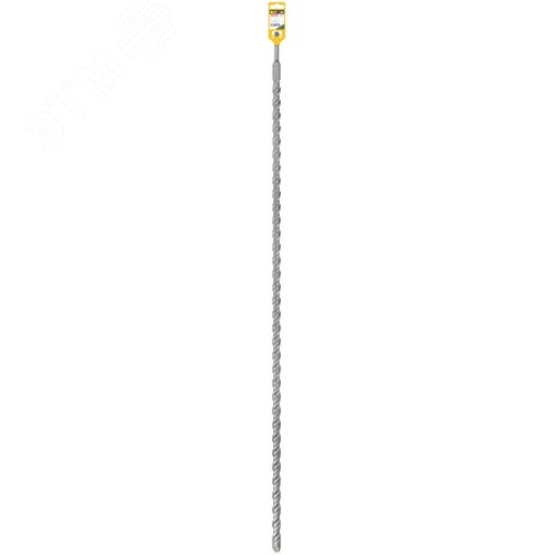 Бур по бетону SDS PLUS, Профи, W-образная вставка, двойная спираль, 20 х 1000 мм - фото 3