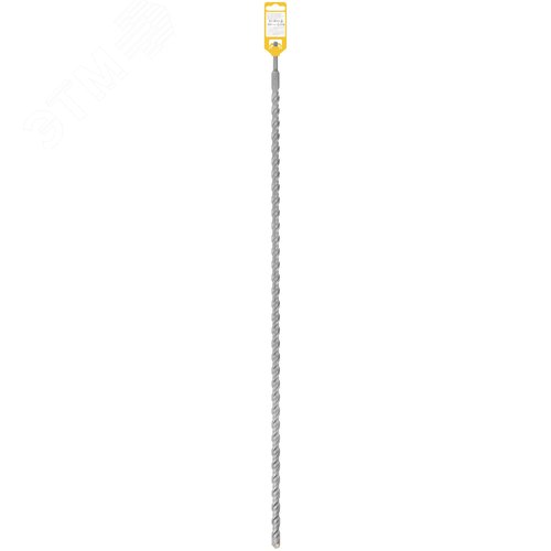 Бур по бетону SDS PLUS, Профи, W-образная вставка, двойная спираль, 20 х 1000 мм - фото 4