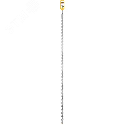 Бур по бетону SDS PLUS, Профи, W-образная вставка, двойная спираль, 22 х 1000 мм - фото 3