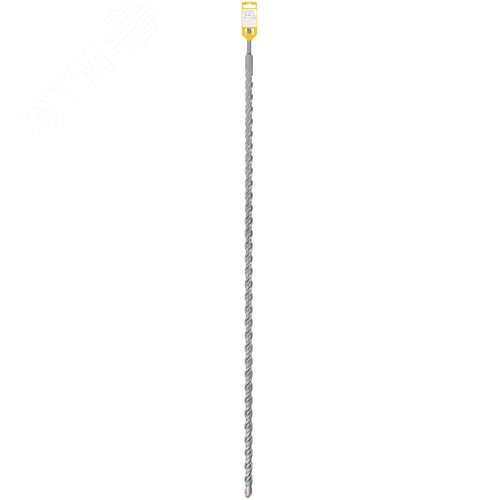 Бур по бетону SDS PLUS, Профи, W-образная вставка, двойная спираль, 22 х 1000 мм - фото 4