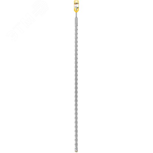 Бур по бетону SDS PLUS, Профи, W-образная вставка, двойная спираль, 25 х 1000 мм - фото 3